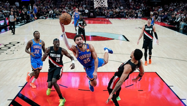 Gegen Portland gab es nun auch für Meister Oklahoma die erste Saisonniederlage.