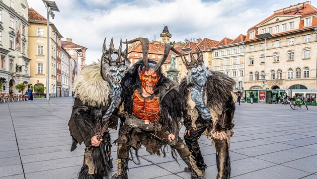 Gruselig: Am 16. November steigt in Graz wieder der Krampuslauf – diesmal muss man aber Eintritt ...