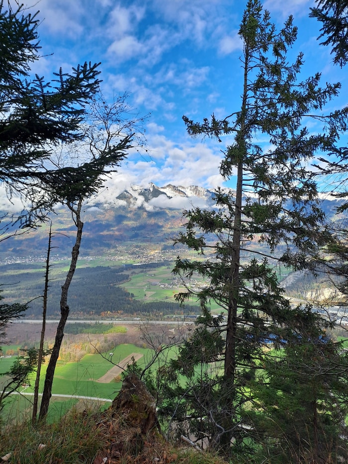 Ausblick vom Taschalengagratweg.