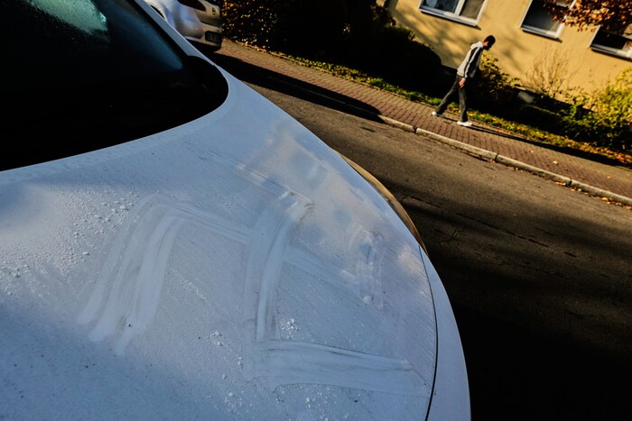 Dutzende Fahrzeuge wurden verunstaltet.