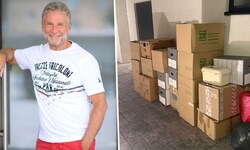 Vor dem Haus von Nockis-Star Gottfried Würcher stand plötzlich eine Deutsche mit Umzugkartons.