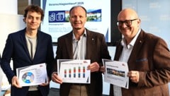 Dejan Lukovic (Vorsitzender Ausschuss Finanzen), BM Johannes Anzengruber und Martin Rupprechter ...