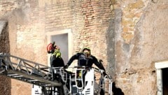 Der mittelalterliche Turm „Torre dei Conti“ in Rom könnte komplett einstürzen. Behörden prüfen ...