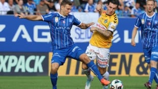 Pressefoto Scharinger/Daniel Scharinger Kann BW Linz (l. Maranda) Ried (r. Grosse) diesmal stoppen?