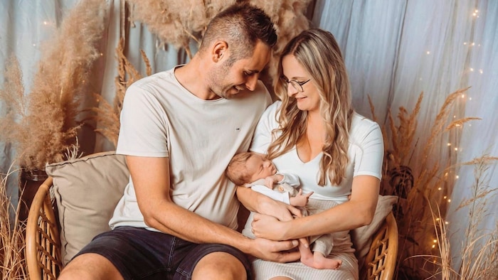 Baby Elias mit Tanja & Thomas