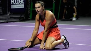 Aryna Sabalenka war zwischenzeitlich frustriert.