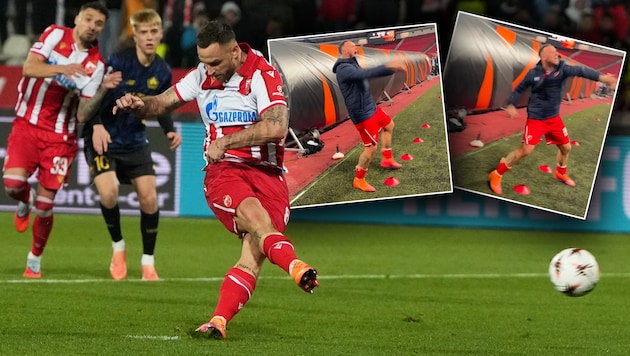 Große Emotionen bei Marko Arnautovic nach dem Schlusspfiff.