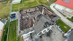 Aus der Vogelperspektive wird das Ausmaß der Zerstörung ersichtlich.