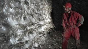 Die Forscher waren mehr als beeindruckt, als sie das monströse Gebilde in der Schwefelhöhle ...