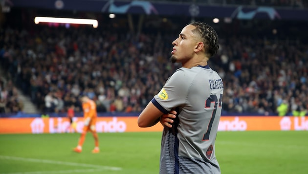 In Salzburg zeigte Noah Okafor mit starken Leistungen auf. Jetzt stürmt er für Leeds.