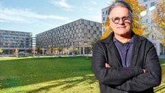 Jörg Jandl will die Stadt Graz klagen: Diese Wiese mit stolzen 71 Bäumen (Quelle Stadt Graz) ...