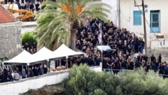 Tausende Trauernde kamen im griechischen Dorf Vorizia zusammen.