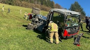 Nach 45 Metern kam der Schlepper zum Stillstand.