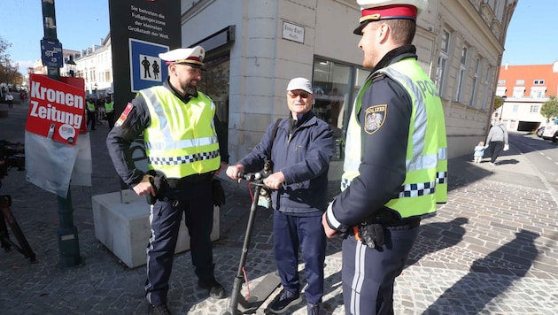 Die Höchstgeschwindigkeit von E-Scootern wurde gezielt überprüft.