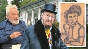 Das Ernst Fuchs Museum in der Otto Wagner-Villa zeigt zu Fuchs (mi.) 10. Todestag ...