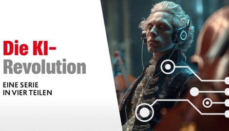 Ein Wolfgang Amadeus Mozart der Neuzeit? Nein, einfach nur ein künstlich generiertes Bild. ...