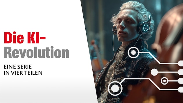 Ein Wolfgang Amadeus Mozart der Neuzeit? Nein, einfach nur ein künstlich generiertes Bild. ...