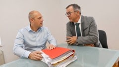 Schlagabtausch in der Kammer: Lienbacher mit Anwalt Huber