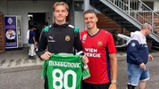 Bruder als Vorbild! Rapid-II-Verteidiger Kenan Muharemovic (links) mit Serie-A-Akteur und ...