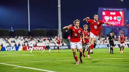 Die U17 jubelte über den ersten WM-Sieg.