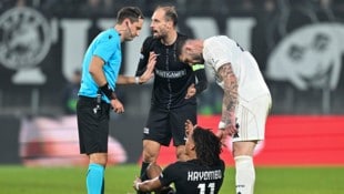 Rot nach einem Tritt gegen Sturms Kayombo? In Liebenau war man außer sich.