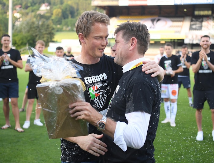 Dobnik und WAC-Boss Dietmar Riegler