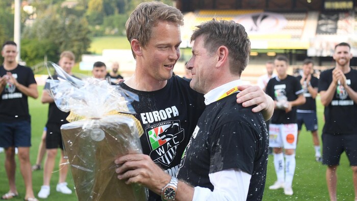 Dobnik und WAC-Boss Dietmar Riegler