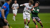 Isak Vojic (l.) ist der jüngste Spieler in der Bregenzer Startelf.