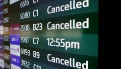 Gestrichene Flüge am San Francisco International Airport