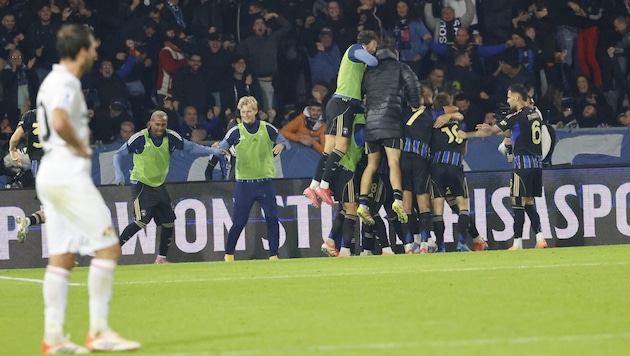 Beim SC Pisa gab es kein Halten mehr.