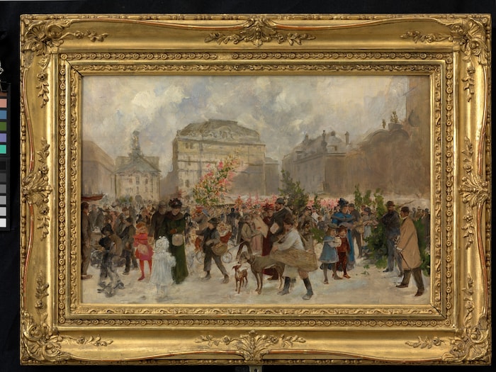 Bis 1917 fand der „Nikolo-, Weihnachts- und Krippenmarkt“ Am Hof statt. Die Wiener nannten ihn ...