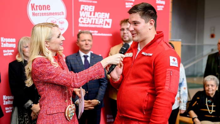 Feuerwehr- und Rot-Kreuz- Mann, First Responder: Paul Prochazka aus Dross.