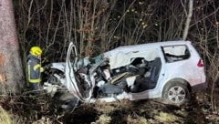 Das Auto des 17-Jährigen wurde völlig zerstört.