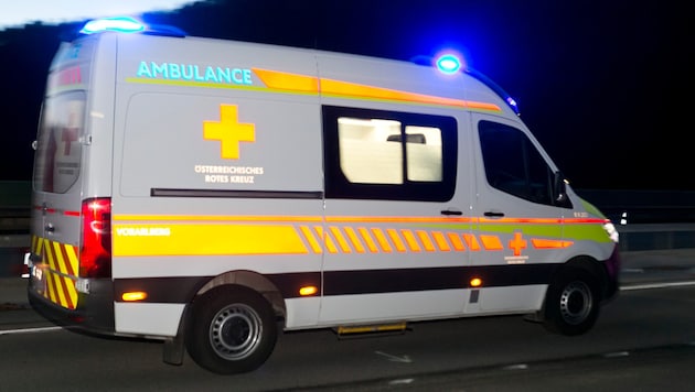 Die Verletzte wurde ins Spital gebracht.