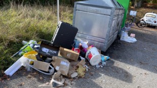 Auch am Kreuzberglteich wird alles weggeworfen.