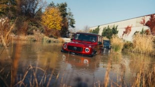 Im G-Class Experience Center in Feldkirchen bei Graz können Fans und Käufer die Geländewagen ...