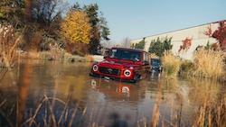 Im G-Class Experience Center in Feldkirchen bei Graz können Fans und Käufer die Geländewagen ...