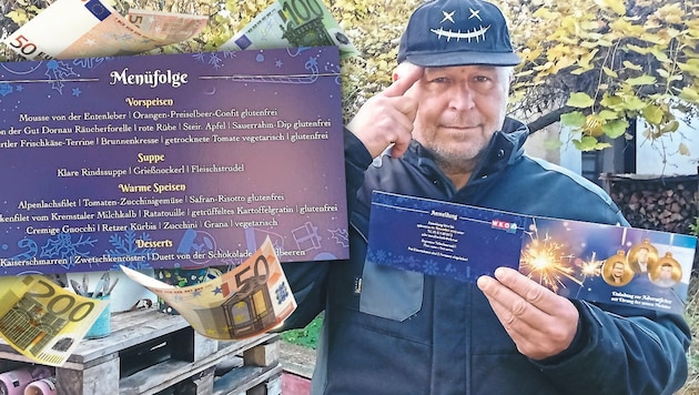 Bei dieser Einladung zur Weihnachtsfeier schleicht sich ein Gefühl des Unwohlseins in den Magen ...