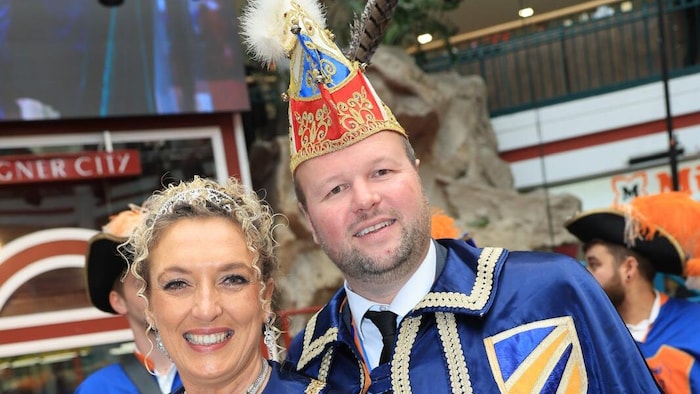 Das Prinzenpaar der Faschingsgilde in Kirchdorf