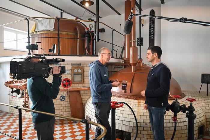 Gröbl in der Brauerei