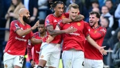 Manchester United traf spät in der Nachspielzeit zum Ausgleich gegen Tottenham.