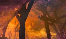 Der Dachstuhl wurde ein Raub der Flammen.