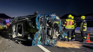 Der Pkw überschlug sich mehrmals.