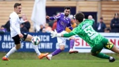 Austria Salzburg (Mitte Tolga Günes) verlor gegen Sturm II. 