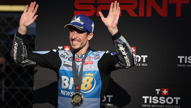 World championship runner-up Alex Marquez won the sprint race.