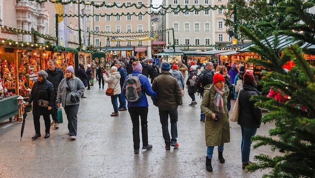 Anschlagsziel zu Weihnachten 2024: der Salzburger Christkindlmarkt. 1,4 Millionen Besucher ...