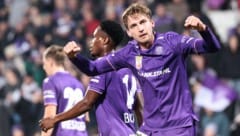 Großer Jubel bei der Wiener Austria und bei Matchwinner Marko Raguz über drei Punkte.