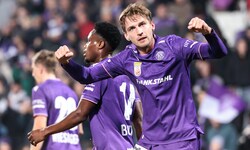 Großer Jubel bei der Wiener Austria und bei Matchwinner Marko Raguz über drei Punkte.