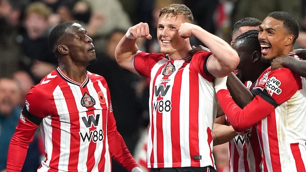 Daniel Ballardtraf zum 1:0.