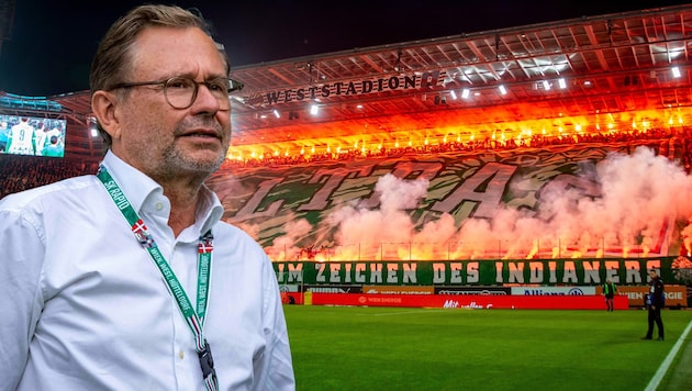 Unter Präsident Wrabetz ist Hütteldorf kein Pulverfass. Zumindest momentan.